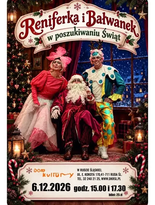 Mikołajkowe spektakle w Domu Kultury – bilety już w sprzedaży