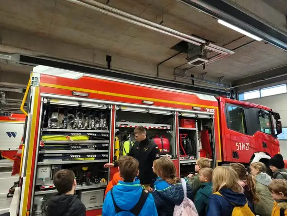 Uczniowie z Rudy Śląskiej odwiedzili salę edukacyjną „Ognik”
