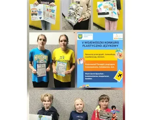 Uczniowie SP27 w Rudzie Śląskiej wzięli udział w V Wojewódzkim Konkursie Plastyczno-Językowym