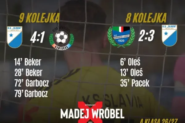 Slavia Ruda Śląska z dwoma zwycięstwami i pożegnaniem legendy